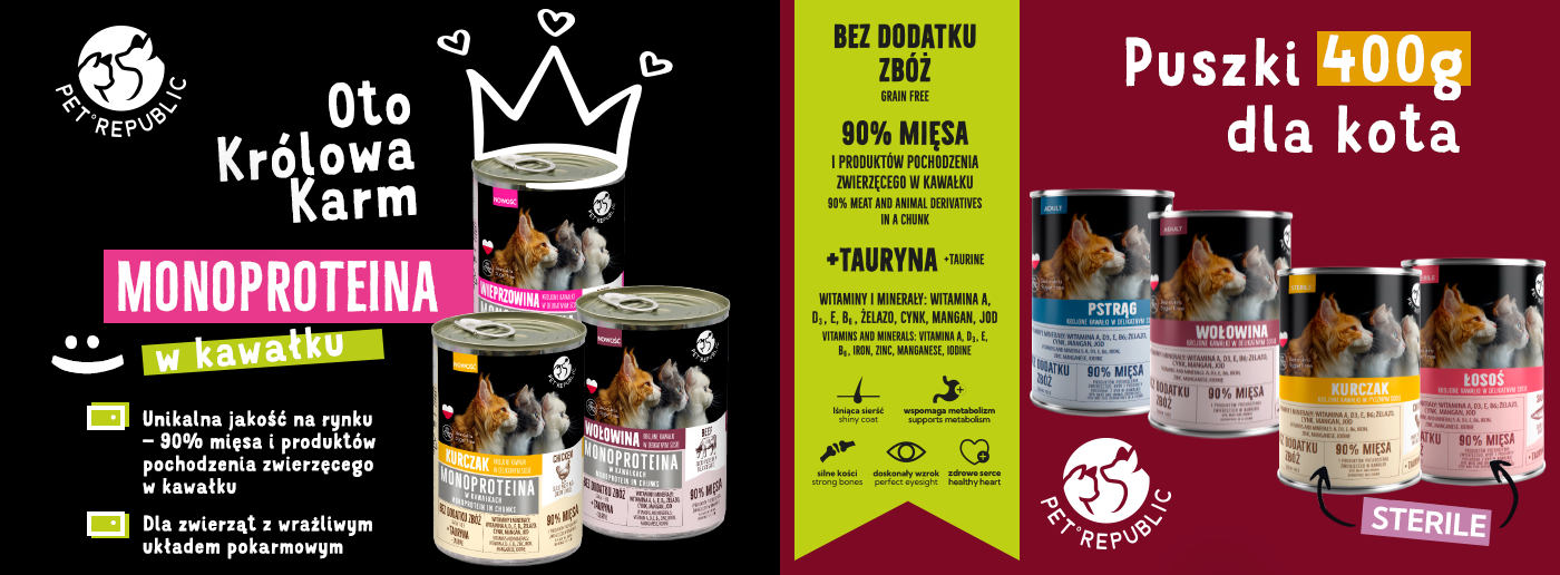 PET REPUBLIC karma mokra dla kota