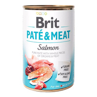 Mokra karma dla psa BRIT Pate & Meat Łosoś 400g