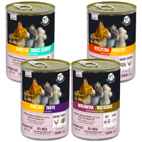 PET REPUBLIC Karma mokra kawałki w galaretce dla kota mix smaków 4 x 400g