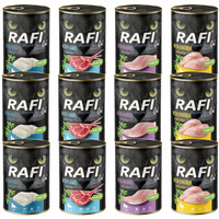 RAFI CAT Dolina Noteci Karma mokra dla kota mix smaków 12 x 400g bezzbożowa