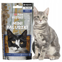 PAN MIĘSKO Mini Paluszki Naturalny smakołyk przysmak dla kota Dorsz 50g