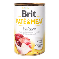 Mokra karma dla psa BRIT Pate & Meat Kurczak 400g
