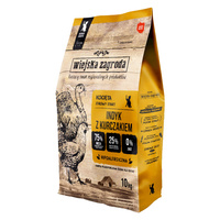 Wiejska Zagroda karma sucha dla kota Indyk z Kurczakiem 5kg