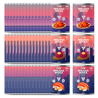 Gaczoo Miejska Miska bezzbożowa karma mokra dla kota mix smaków 48 x 400g