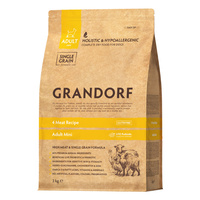 GRANDORF Zdrowa Karma sucha dla psa 4 mięsa 3 kg