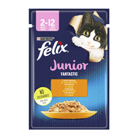 PURINA Felix JUNIOR karma mokra dla kociąt Kurczak 85g