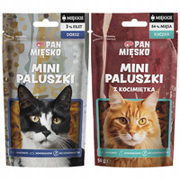 PAN MIĘSKO Mini Paluszki Naturalny przysmak dla kota Mix smaków 2 x 50g