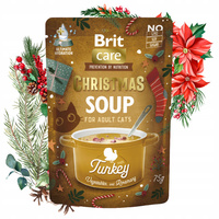 BRIT CHRISTMAS SOUP karma mokra zupa dla kota Indyk 75g