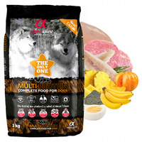 ALPHA SPIRIT Karma Półmiękka dla psa MULTIPROTEIN 3 kg bezzbożowa