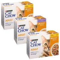 PURINA CAT CHOW Adult mokra karma dla kota Mix Smaków 30 x 85g zestaw 