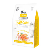 BRIT CARE HAIRCARE karma sucha dla kota Łosoś Kurczak 400g Bezzbożowa