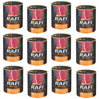 DOLINA NOTECI RAFI Karma mokra dla psa Kaczka 12 x 800g Bezzbożowa