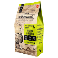 WIEJSKA ZAGRODA Karma sucha dla psa Kaczka z Gruszką CHRUPKI M 9kg