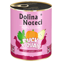 DOLINA NOTECI SUPERFOOD Karma mokra dla psa Kaczka 800g Bezzbożowa