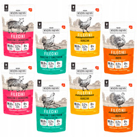 Wiejska Zagroda Fileciki karma mokra dla kota Mix Smaków 8 x 85g