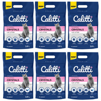 CALITTI Clumping Żwirek Silikonowy dla kota 6 x 3,8L