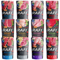 Karma mokra dla psa RAFI MIX Smaków 12 x 500g