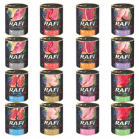 DOLINA NOTECI RAFI Karma mokra dla psa mix smaków 16 x 800g Bezzbożowa