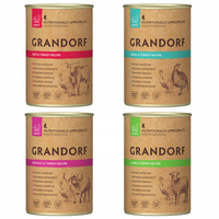 GRANDORF Zdrowa Karma mokra dla psa MIX 4x400g