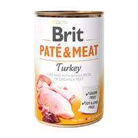 Mokra karma dla psa BRIT Pate & Meat Indyk 400g