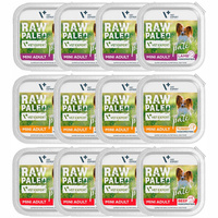 Raw Paleo Mini PATE Karma mokra dla psa mix smaków 12 x 150g Bezzbożowa