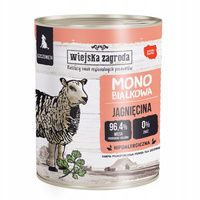 WIEJSKA ZAGRODA MONO Karma mokra dla szczeniąt Jagnięcina 800g