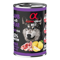 ALPHA SPIRIT Karma mokra dla psa Jagnięcina 400g