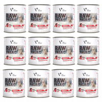 RAW PALEO Karma mokra dla psa MONO Wołowina 12 x 800g Bezzbożowa