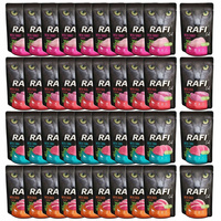DOLINA NOTECI RAFI Karma mokra dla kota mix smaków 40 x 100g