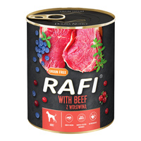 DOLINA NOTECI RAFI Karma mokra dla psa Wołowina 800g Bezzbożowa