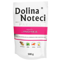 DOLINA NOTECI Premium Karma mokra dla psa Indyk 500g Bezzbożowa