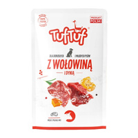 TUF TUF Karma mokra dla psa saszetka Wołowina z dynią 500g BULT