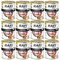 Dolina Noteci Rafi Classic karma mokra dla psa Drób 12 x 800g