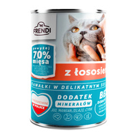 FRENDI Puszka karma mokra dla kota Łosoś 400g