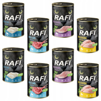 RAFI CAT Dolina Noteci Karma mokra dla kota mix smaków 8 x 400g bezzbożowa