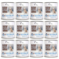 RAW PALEO Mokra Karma dla psa Mono Dorsz 12 x 800g Bezzbożowa