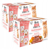 BRIT CARE BOX POUCH karma mokra dla kota mix smaków 24 x 85g