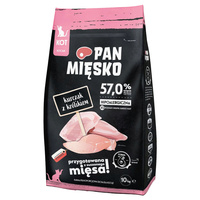 PAN MIĘSKO Karma sucha dla kociąt Kurczak Królik 10kg