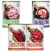 TUF TUF Karma mokra dla psa Mix Smaków 4 x 800g