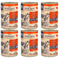 WIEJSKA ZAGRODA Bezzbożowa Karma mokra dla Kociąt Królik Cielęcina 6 x 400g