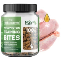 WIEJSKA ZAGRODA MONOPROTEIN Królik kąski trenerki przysmak dla psa 150g