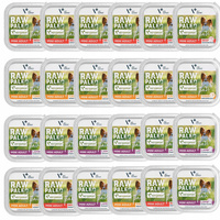 RAW PALEO Pate Mini Adult tacka karma mokra dla psa mix smaków 24 x 150g Bezzbożowa