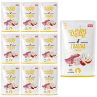 TUF TUF Saszetka Karma mokra dla psa Kaczka Jabłko 10 x 500g pełnoporcjowa