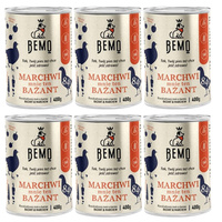 BEMO karma mokra dla psa MARCHWI MNIE TEN BAŻANT 6 x 400g monobiałkowa