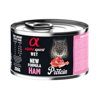 ALPHA SPIRIT MONO Protein Karma mokra dla kota Szynka 200g