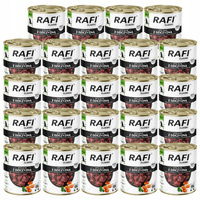 Dolina Noteci Rafi Classic karma mokra dla psa Dziczyzna 24 x 800g