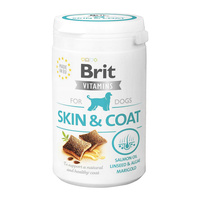 BRIT VITAMINS SKIN & COAT suplement wspiera skórę i sierść psa 150g