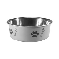 BARRY KING MISKA Antypoślizgowa Szara Nadruk 0,7l