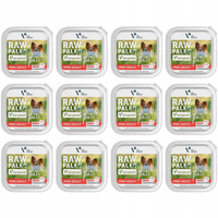 RAW PALEO PATE Mini Adult Wołowina karma dla psa mokra 12 x 150g bez zbóż