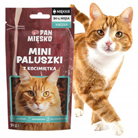 PAN MIĘSKO Mini Paluszki Naturalny Smakołyk przysmak dla kota Kaczka 50g